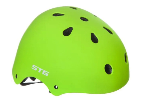 Шлем STG , модель MTV12, размер XS(48-52)cm салатовый, с фикс застежкой, 33717