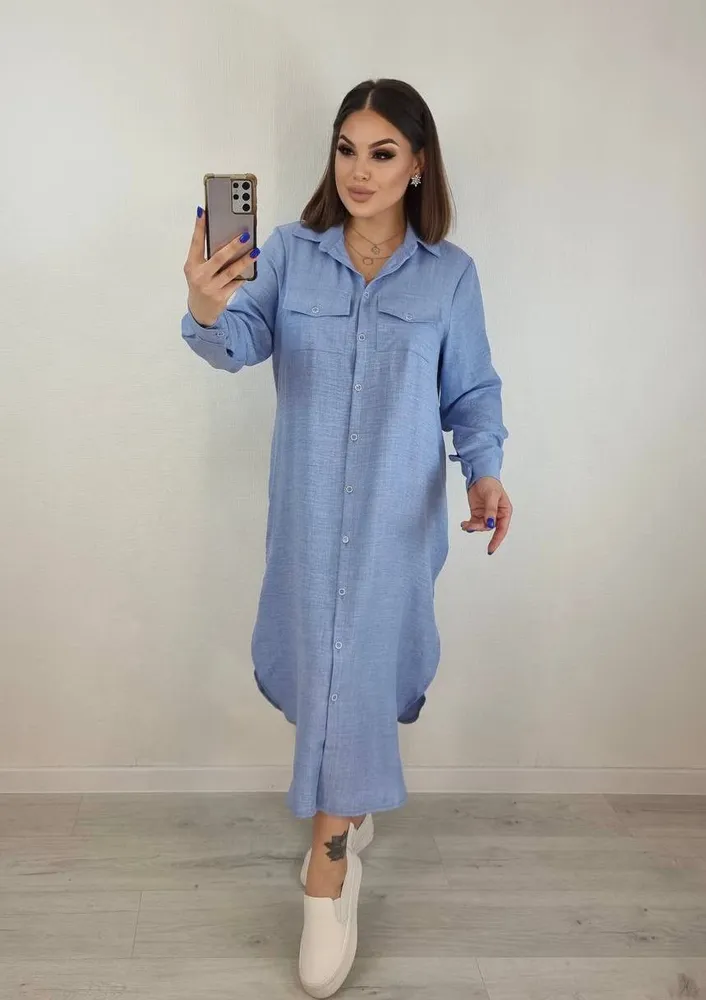 Платье-рубашка 01486-2 Fabrika