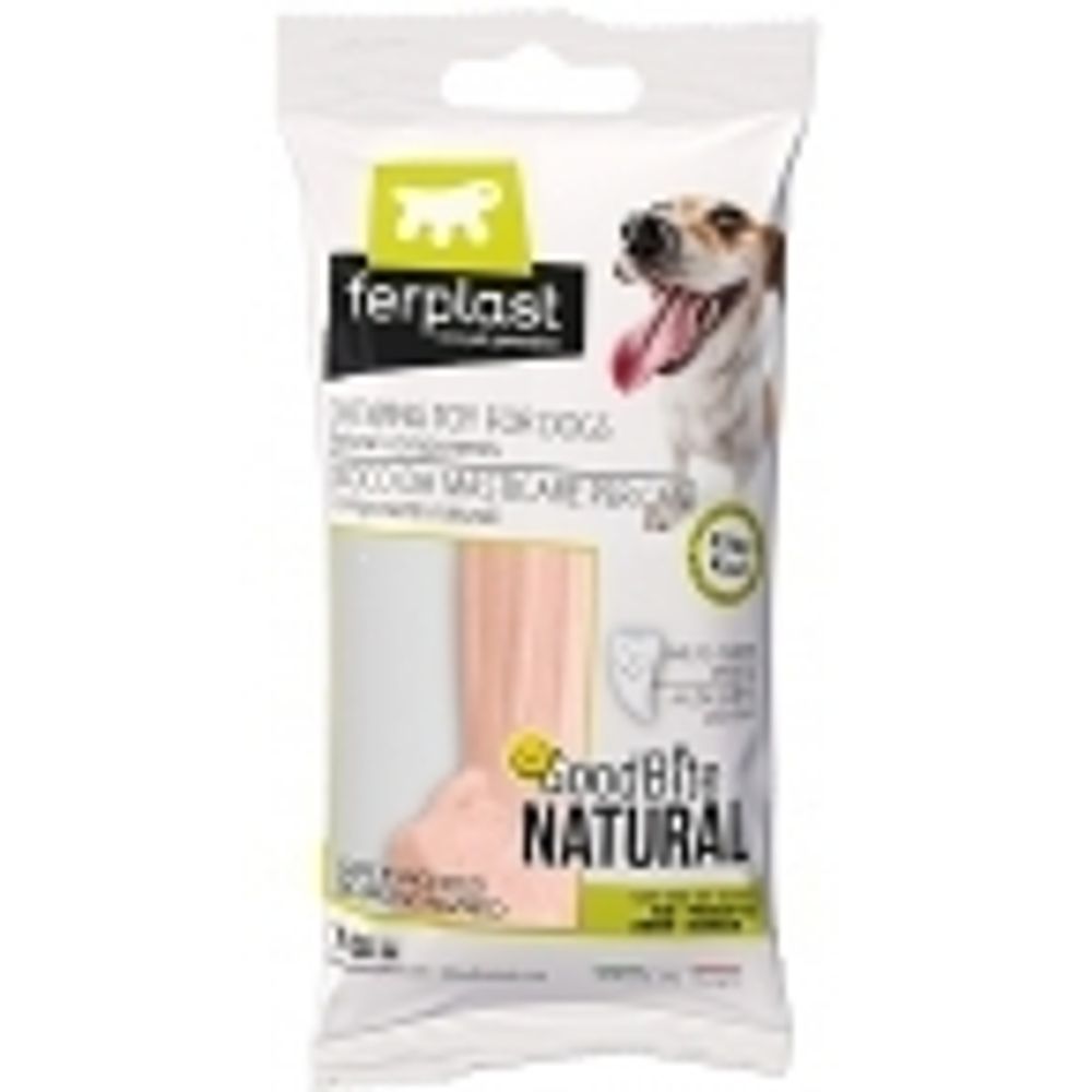 Ferplast Игрушка-кость GoodBite M Bag для собак, пластик, со вкусом ветчины, 70 г