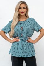 Блузка Элиза (полынь) Б11-253/7 Nikol
