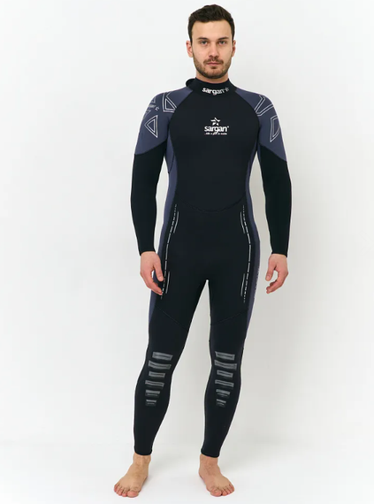 Гидрокостюм "NERO 2.0" Long men 3 mm черный/серый