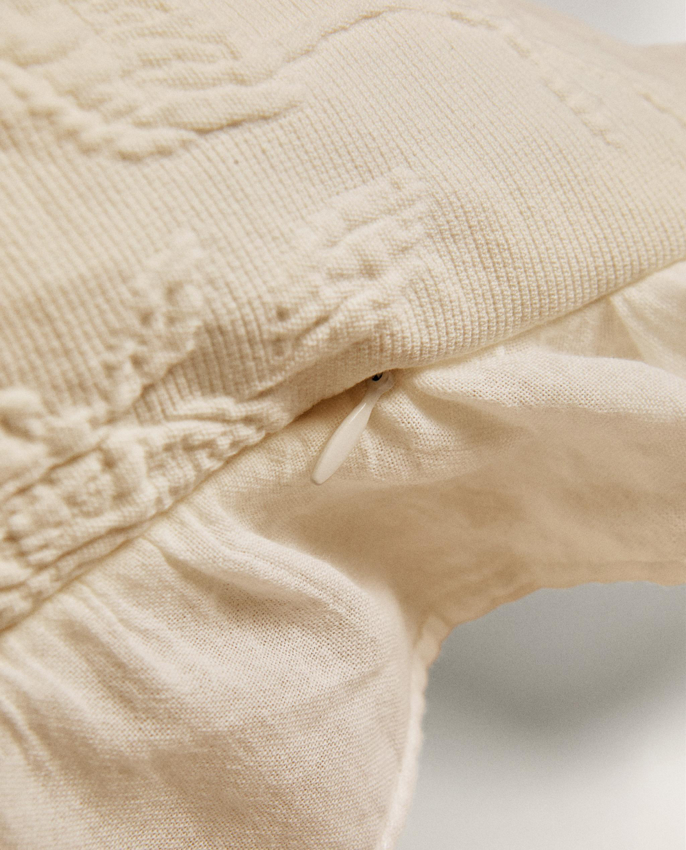 Zara Home наволочка декоративная из хлопка, зелёный · 2118/007