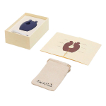 Синий компактный аккумуляторный клиторальный вибростимулятор 5,9см Sose Eden ED00101