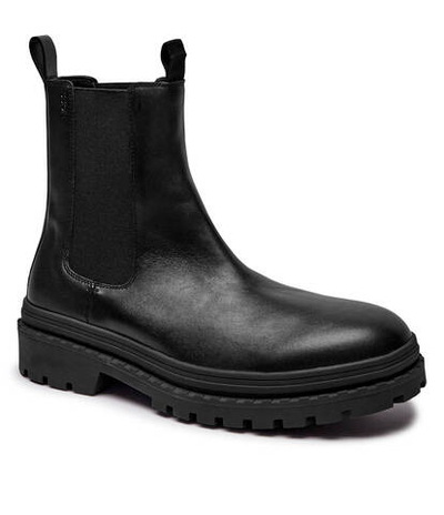 Кожаные челси Nebular_Cheb_lt BOSS BLACK - черный(50529189)