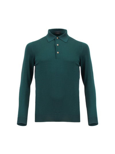 Поло с длинным рукавом на пуговицах Svevo