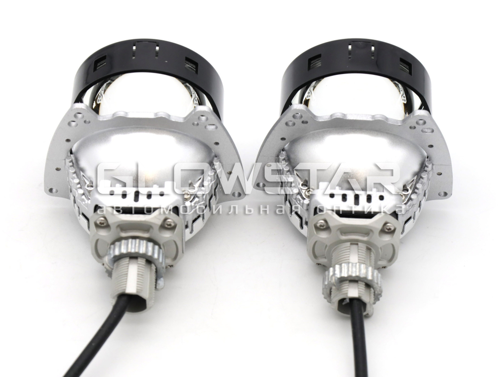 Билед модули Aozoom A19, 3.0 дюйма, 5500K, 58W/50W, крепление 3R и съемное гаечное (комплект, 2шт)