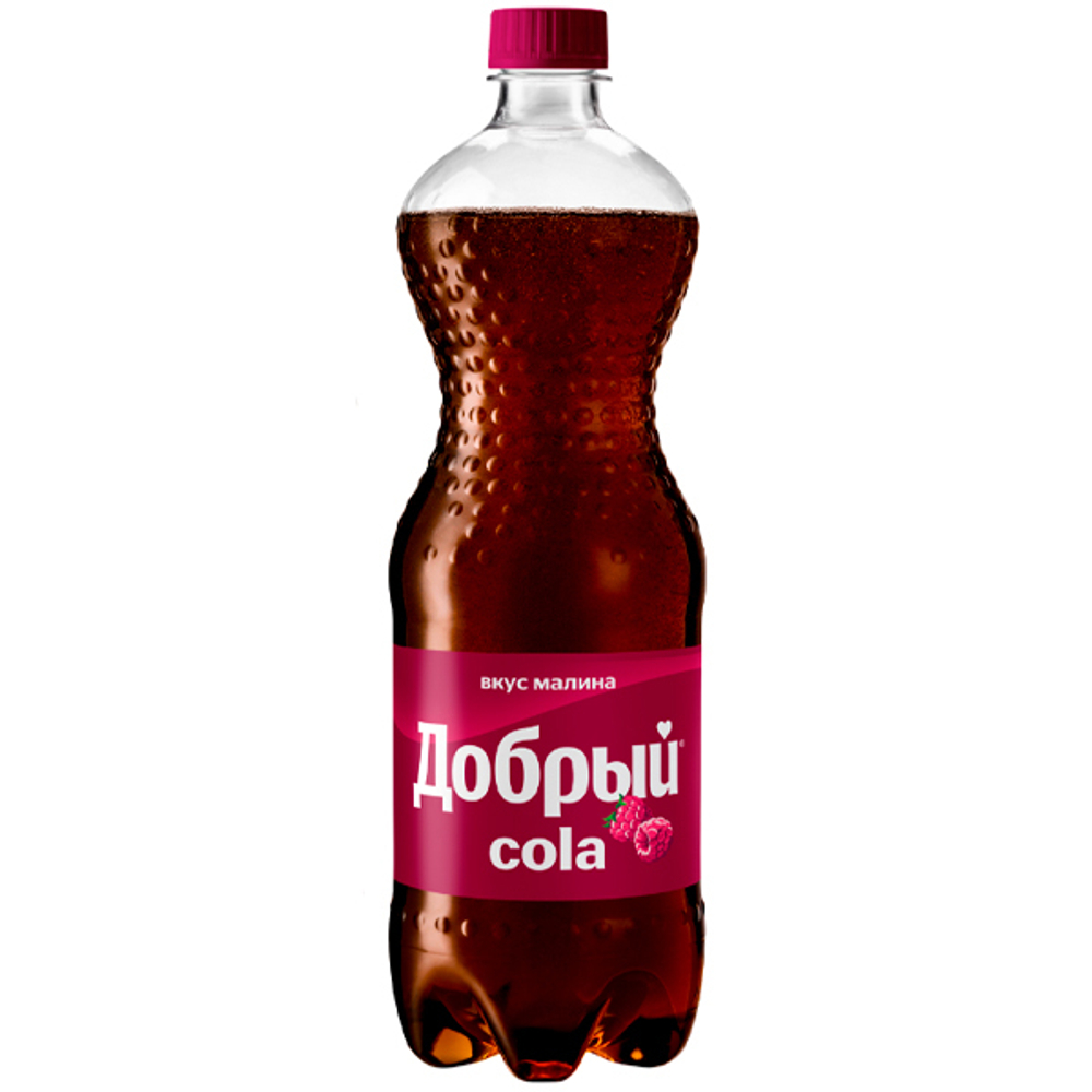 Газ вода Добрый Кола Малина 1л