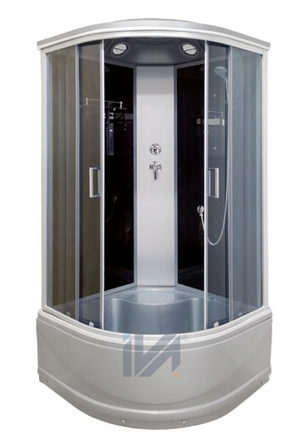 Душевая кабина IVA SC90CTG 900*900*2150 высокий серый поддон, тонированное стекло