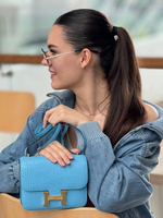 Сумка Hermes из кожи крокодила 18 см