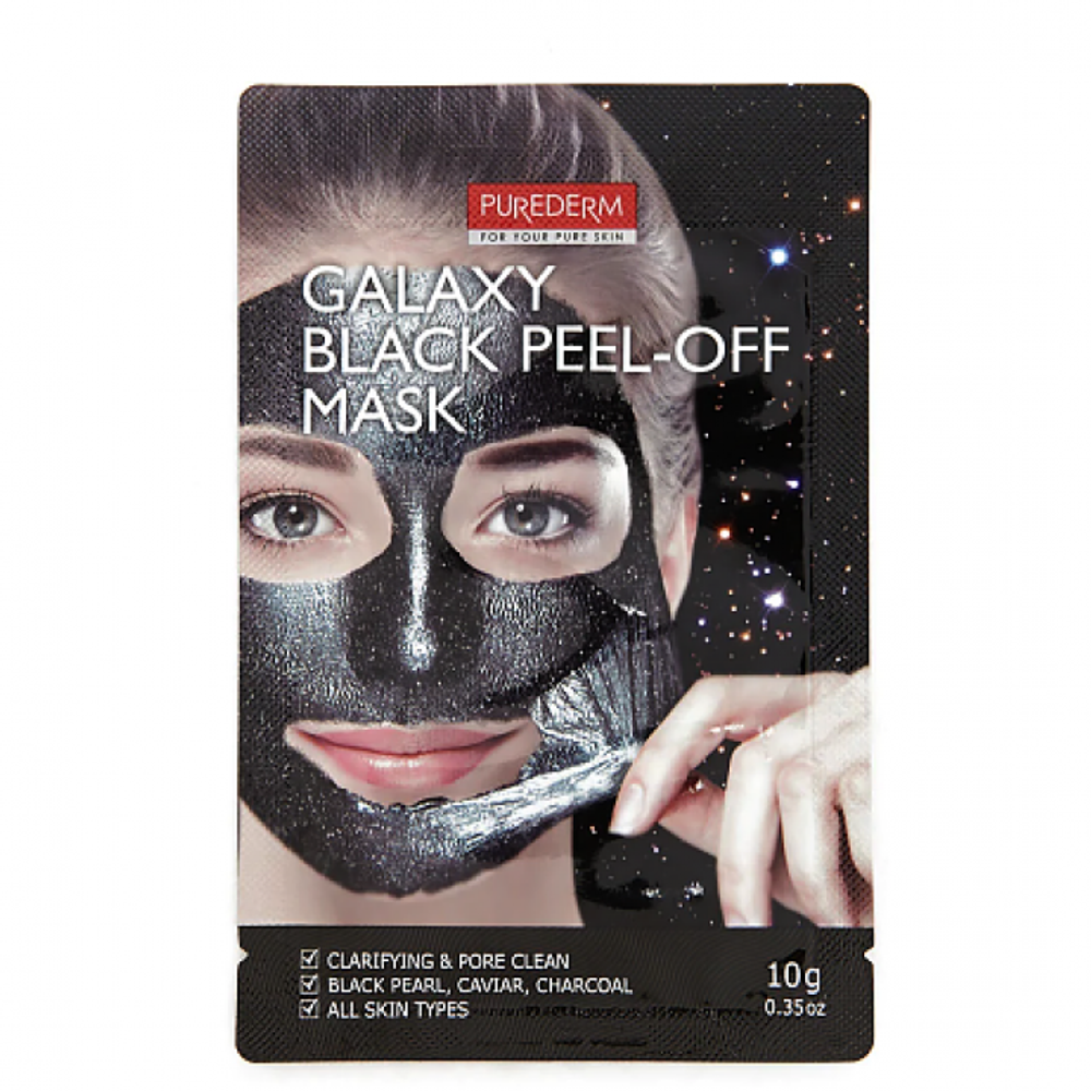 Purederm Galaxy Black Peel-off Mask маска-пленка для глубокого очищения пор
