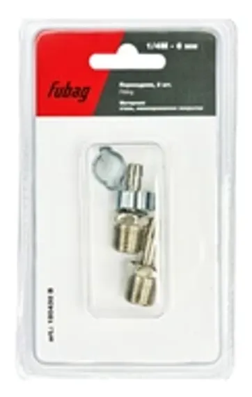 Переходник Fubag 1/4"F на елочку 8 мм в блистере (2 шт.)