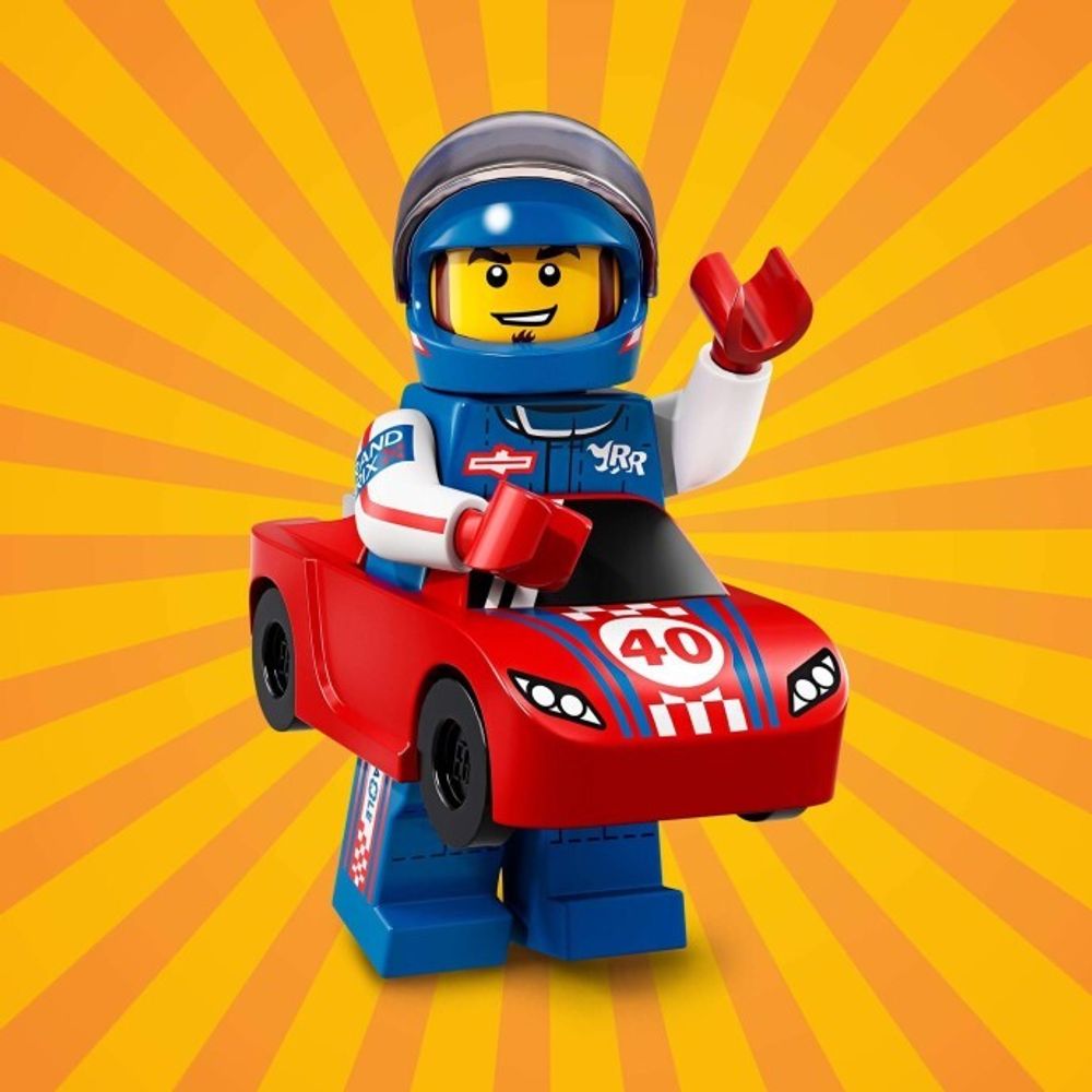 Минифигурка LEGO     71021 - 13 Парень из гоночной машины