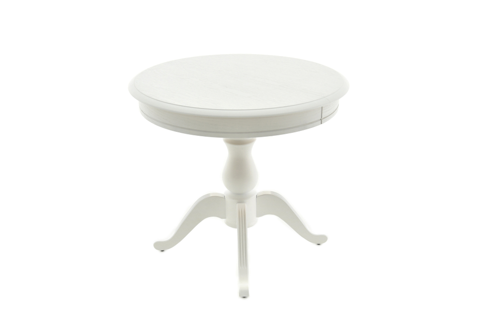 Стол Аврора Фабрицио D 82, Эмаль белая