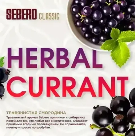 SEBERO Classic  Ревень  и черная смородина (Herbal Currant) 200г