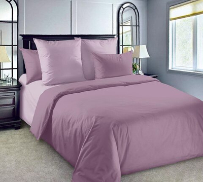 Постельное белье перкаль однотонное ЕвроМакси Цветущий сад