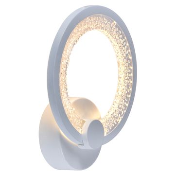 Настенный светодиодный светильник 8002/1W WHT 20W белый Profit Light