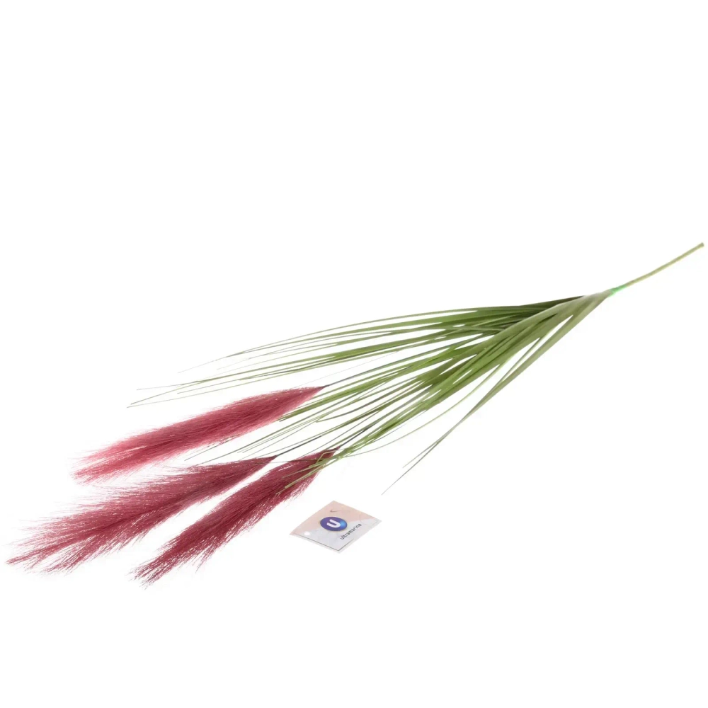 Искусственная трава для декора 90см розовая