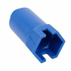 Заглушка Motusline длинная 1/2 пластиковая, синий (130)