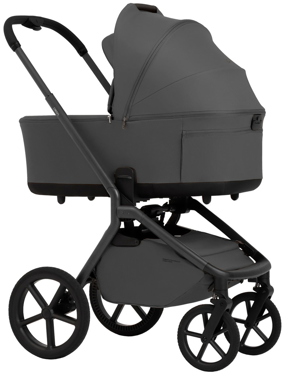 Детская коляска 2 в 1 Sweet Baby SBL Orso New 427634 New Dark Grey