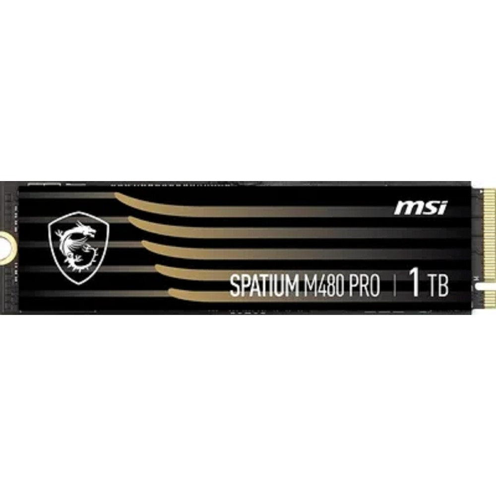 SSD диск Твердотельный накопитель SSD MSI 1TB PCIe 4.0 NVMe M.2 SPATIUM M480 PRO