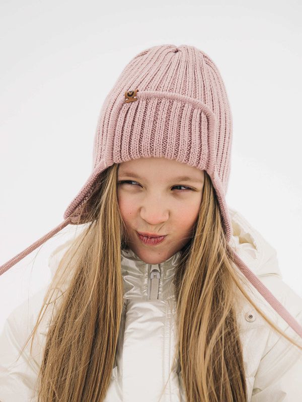 Шапка ушанка зимняя из смесовой шерсти 