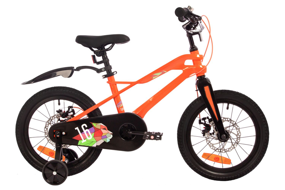 Велосипед 16" NOVATRACK LYNX Магниевая рама, оранжевый