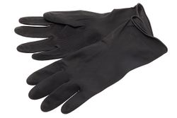 Перчатки латексные рифлёные 2 штуки в упаковке