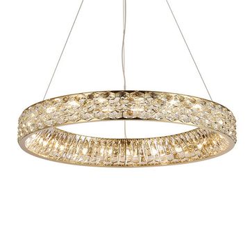 Подвесная люстра 21*G9 8532/80 C gold polished золото TIFFANY Newport