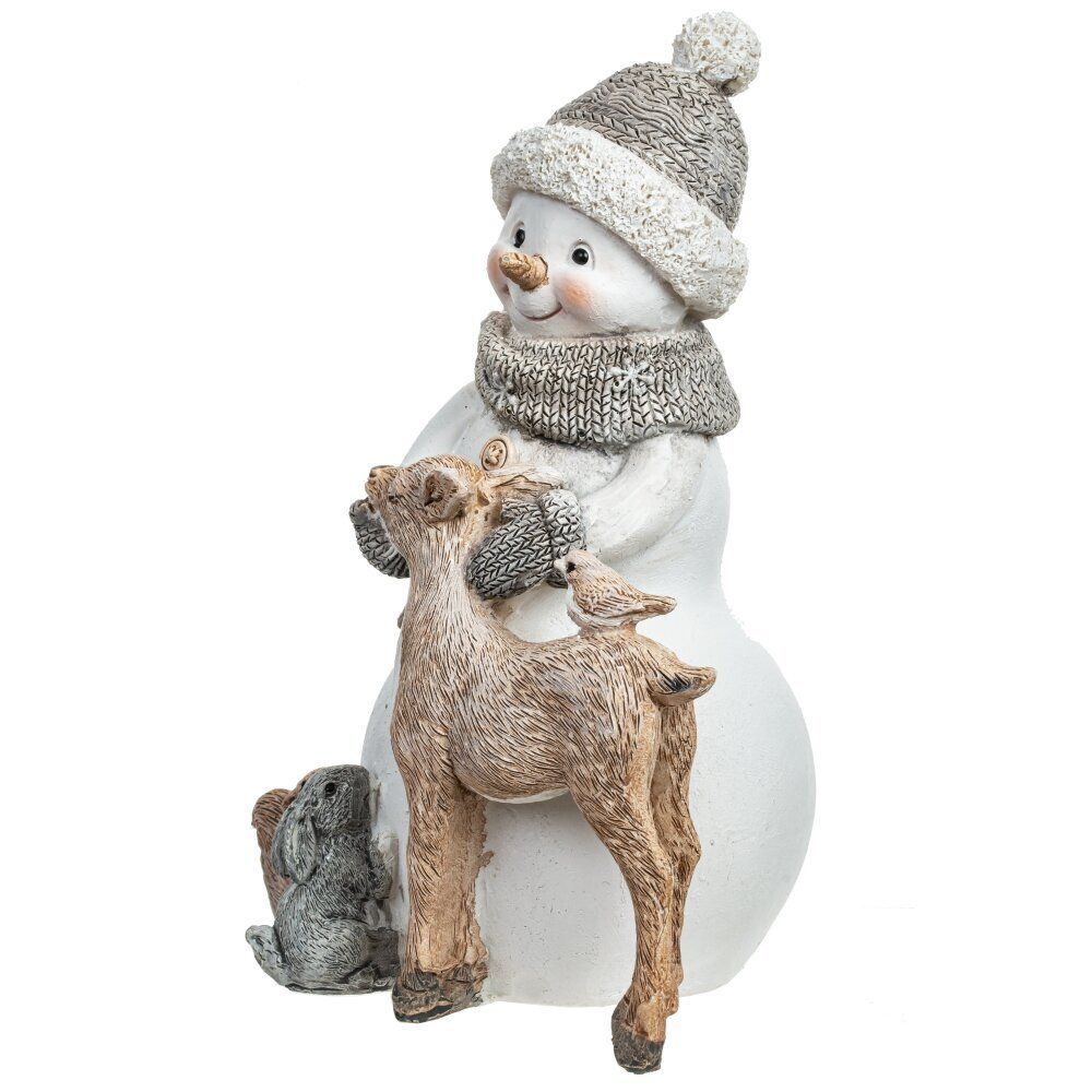 GAEM Фигурка декоративная "Снеговик", L12 W9,5 H17 см