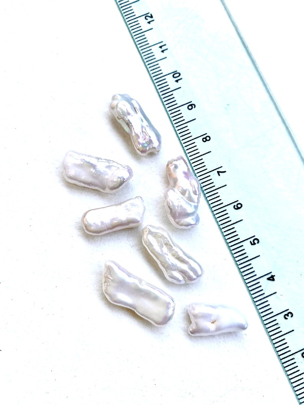 жб-19 Жемчужина "Бива" палочка 6-8мм*15-22мм, шт