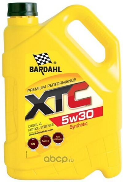 BARDAHL XTC 5W30 SN C3 Масло моторное синтетическое 5L