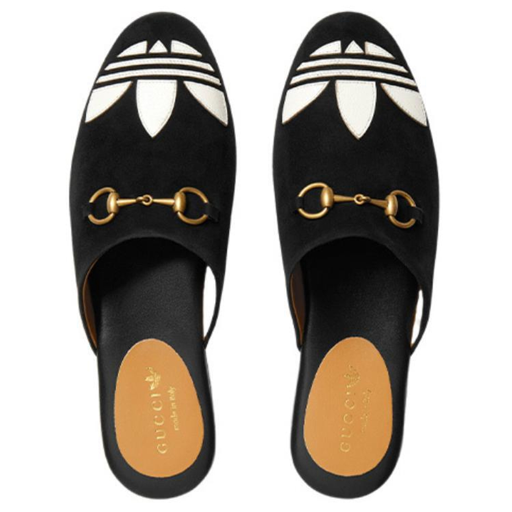 Кроссовки Adidas Originals X Gucci Trefoil Slipper (Женская размерная сетка)