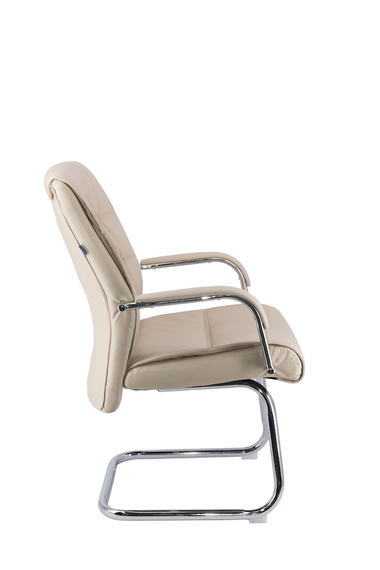 Кресло для посетителей Everprof Bond CF Экокожа Бежевый