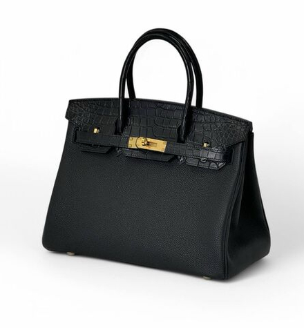 Сумка Hermes из кожи крокодила 30 см