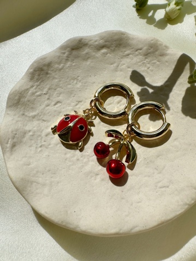 Серьги Вишня