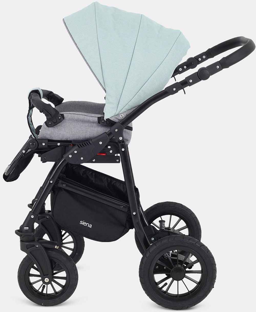 Детская коляска Rant Siena New 2 в 1 10 серый-ментоловый