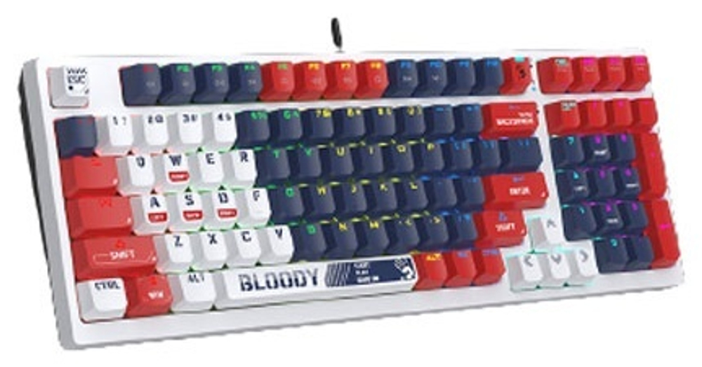 Клавиатура Bloody S98 Sports Navy белый