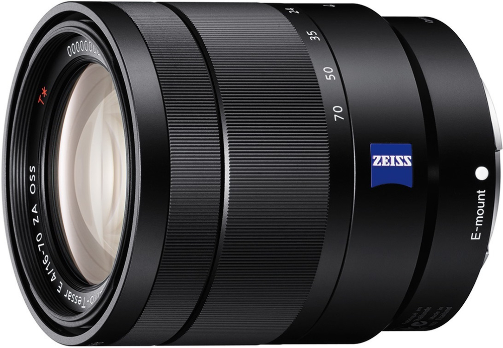 Объектив Sony Carl Zeiss Vario-Tessar T* E 16-70mm f/4 ZA OSS (SEL-1670Z), черный
