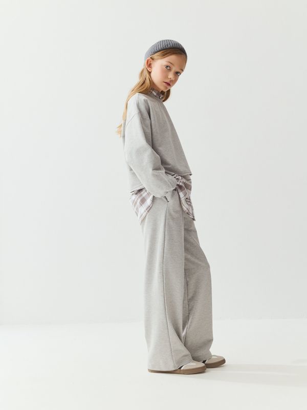 Брюки палаццо облегченные 