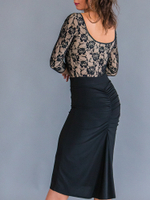 Юбка для танго со сборкой