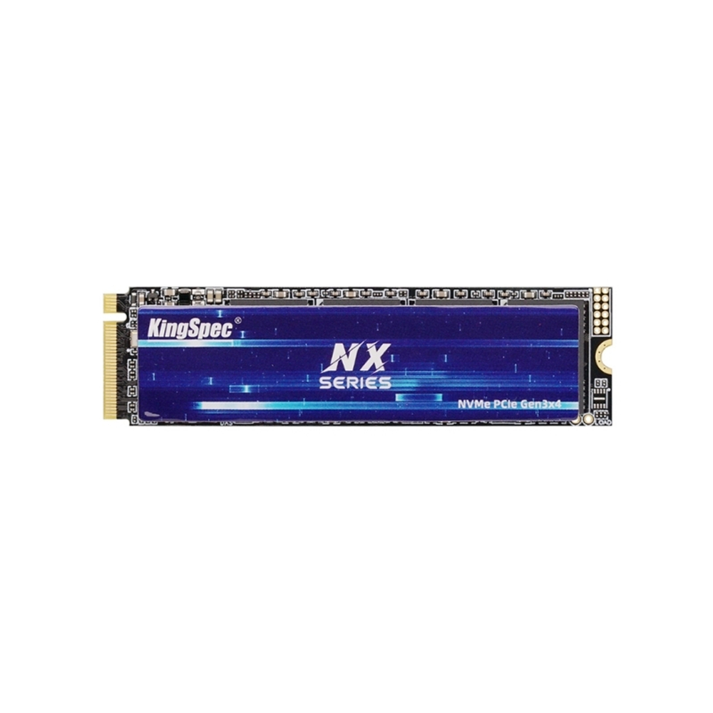Твердотельный накопитель KingSpec SSD 256GB M.2 2280 PCIe 3.0 x4 NVMe R3400/W3100MB/s 3D TLC MTBF 1M, 150TBW
