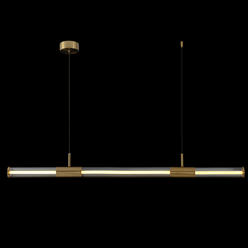 Светильник подвесной Crystal Lux LINEUP SP24W LED BRASS