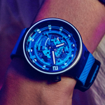 SWATCH Unisex 47mm Blue Watch SB01N101