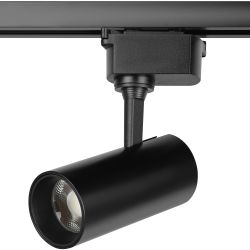 Трековый светильник однофазный ЭРА TR5-1040 BK светодиодный 10Вт 4000К черный | Однофазные светильники LED