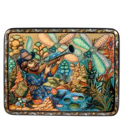 Народные промыслы ШК-45/12 Шкатулка «Комариная охота» Орлова