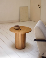 Licia Круглый столик из массива дерева манго Ø 60 см