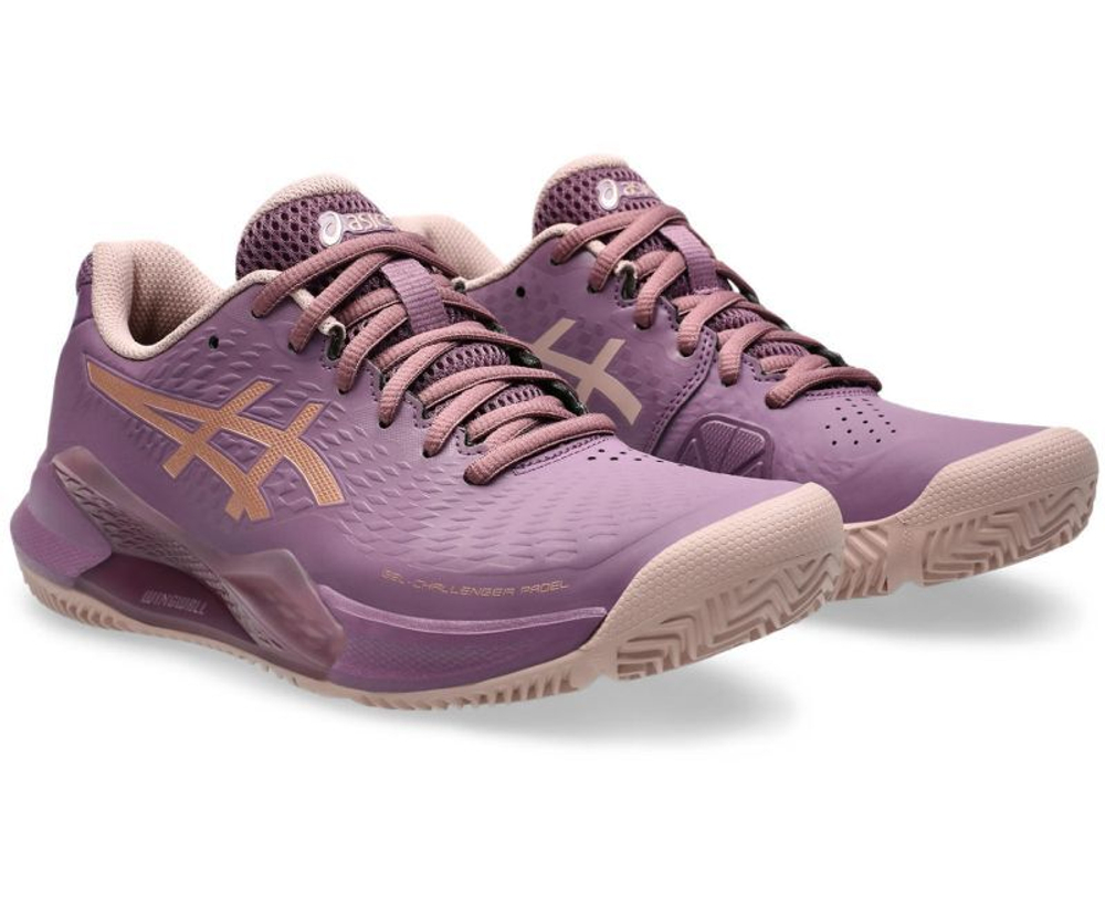Женские кроссовки для Падел Asics Gel-Challenger 14 Padel - dark ube/rose gold