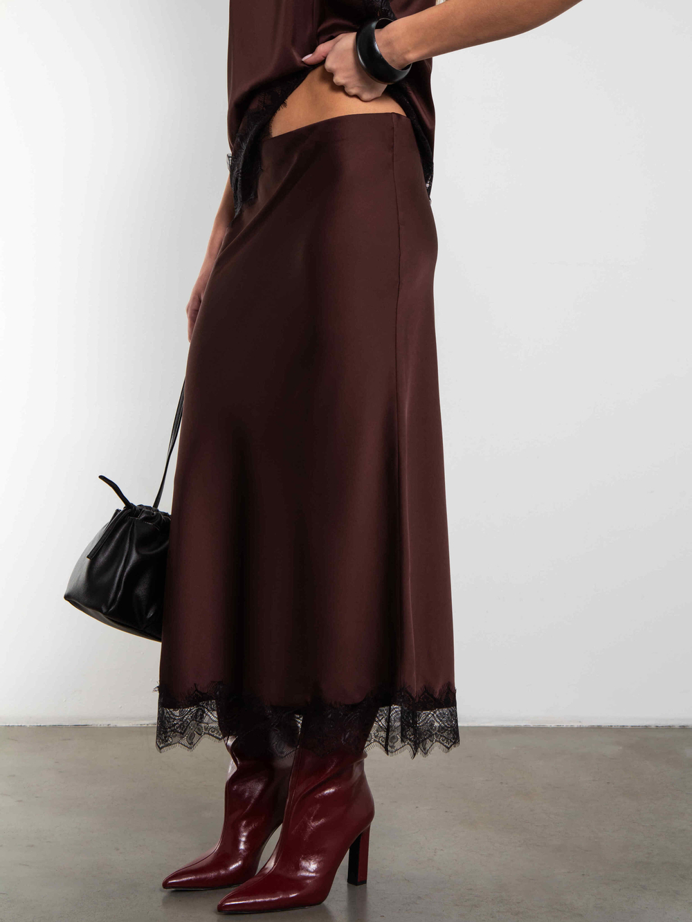 Юбка Шантилье (горький шоколад)