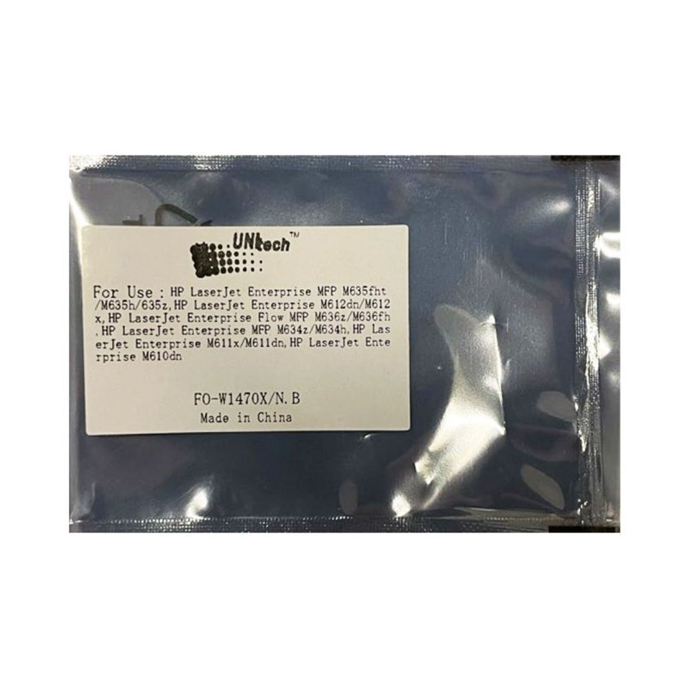 Чип UNItech (Zhono) для картриджа HP W1470X, LJ M611/M612/M634/M635/M636 (25.2K, OEM Size)