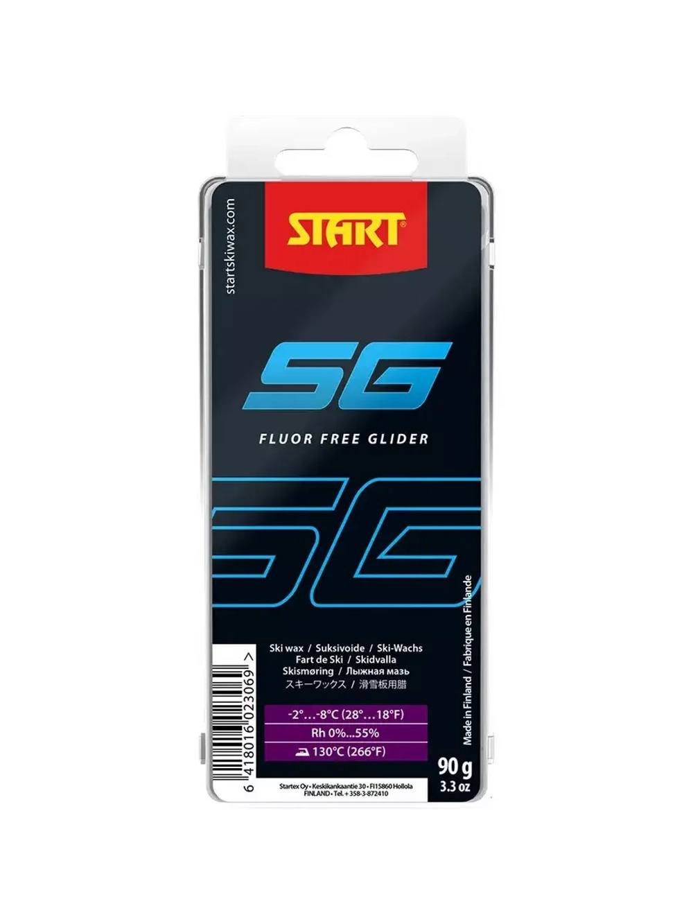 Парафин START SG fluor free glider purple -2...-8 , 90 г